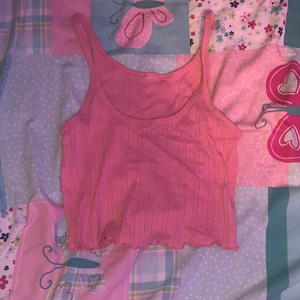 Pink Sleeveless Women's Top